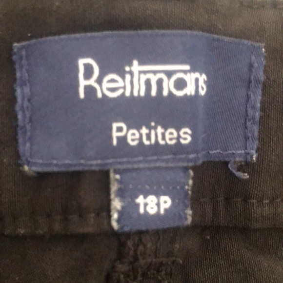 REITMANS black pants size 18 petite - Picture 6 of 6